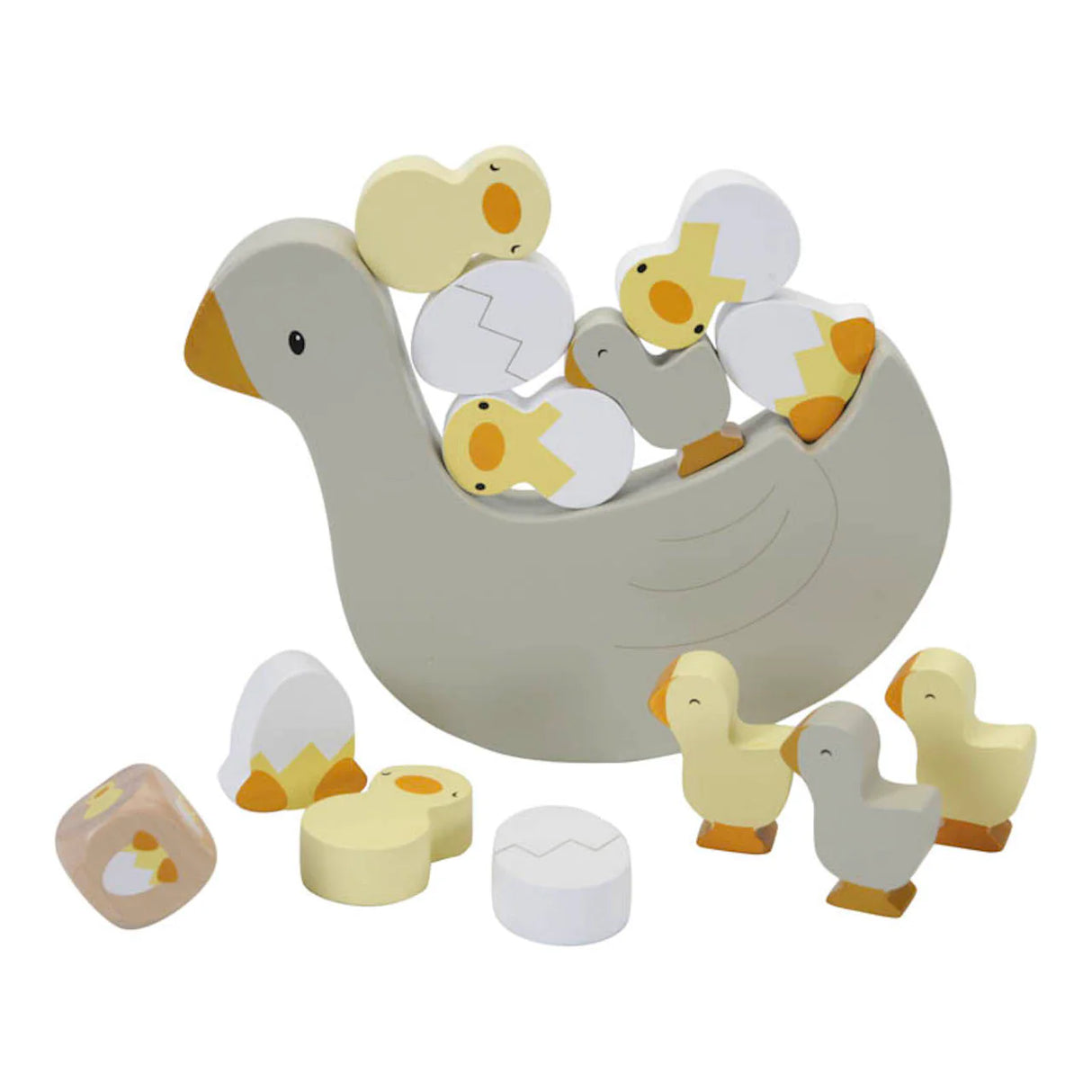 Little Goose Wooden Balance Stacking Game
