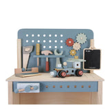 Wooden Workbench With Toy Tools