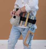 Wooden Workbench, Drill and Toolbelt DIY Tool Bundle