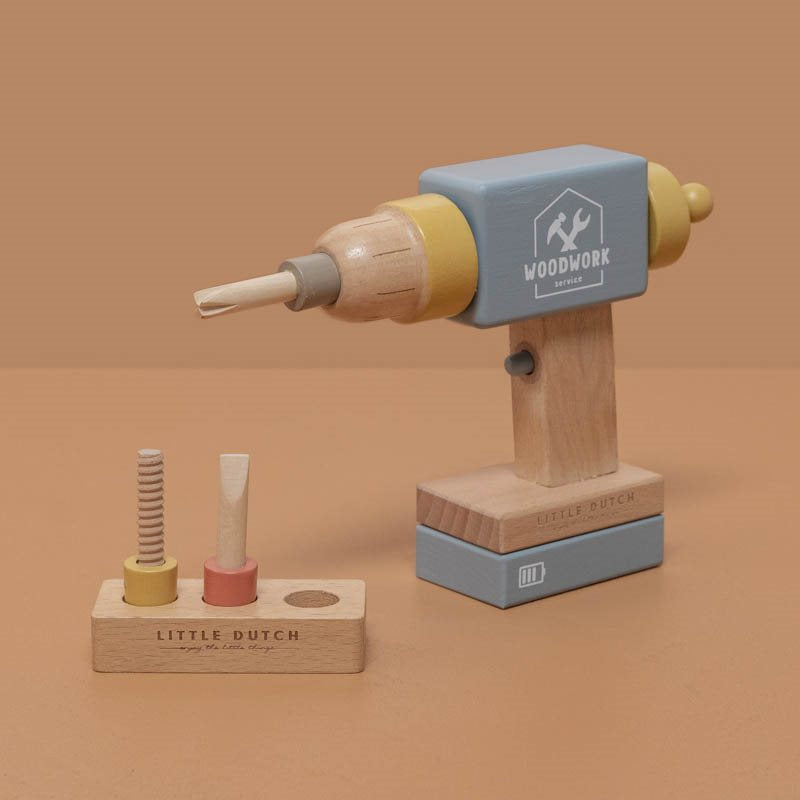 Mini Work Bench and Drill Play Set Bundle