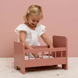 Wooden Doll Cot Bed