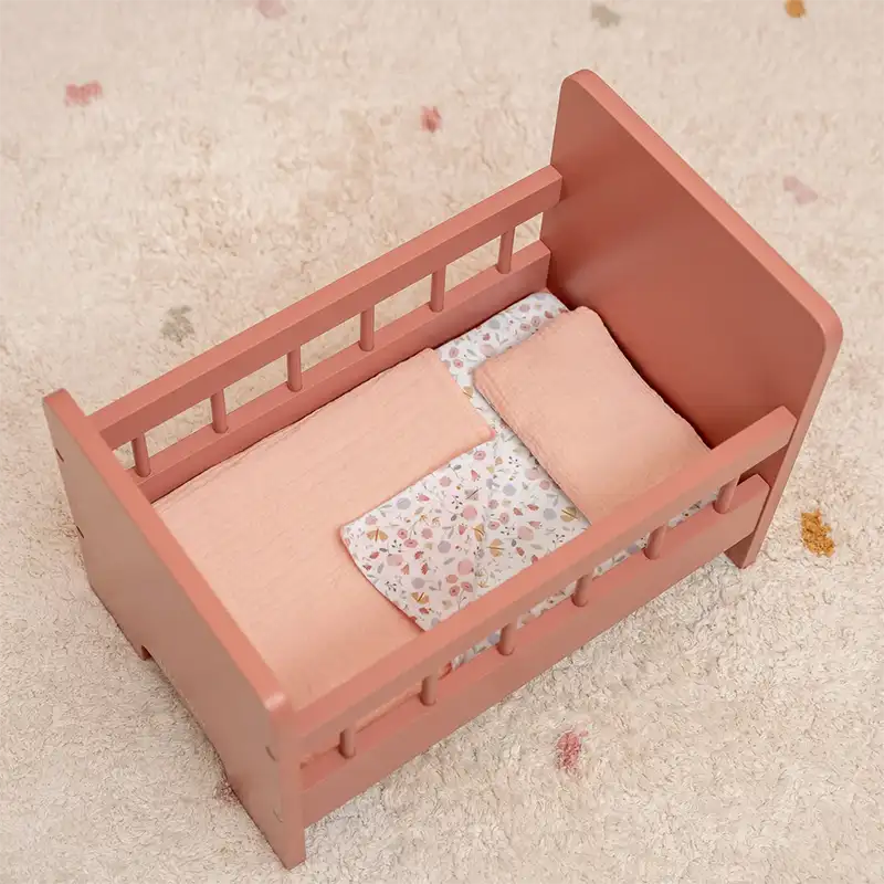 Wooden Doll Cot Bed