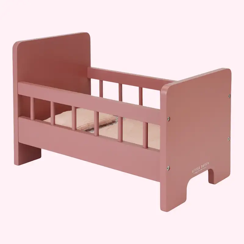 Wooden Doll Cot Bed