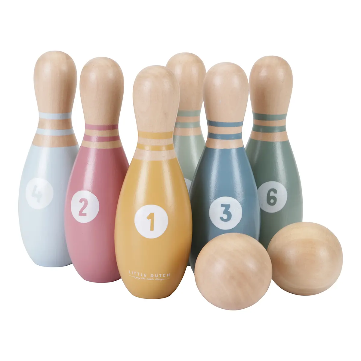 Wooden Bowling Set