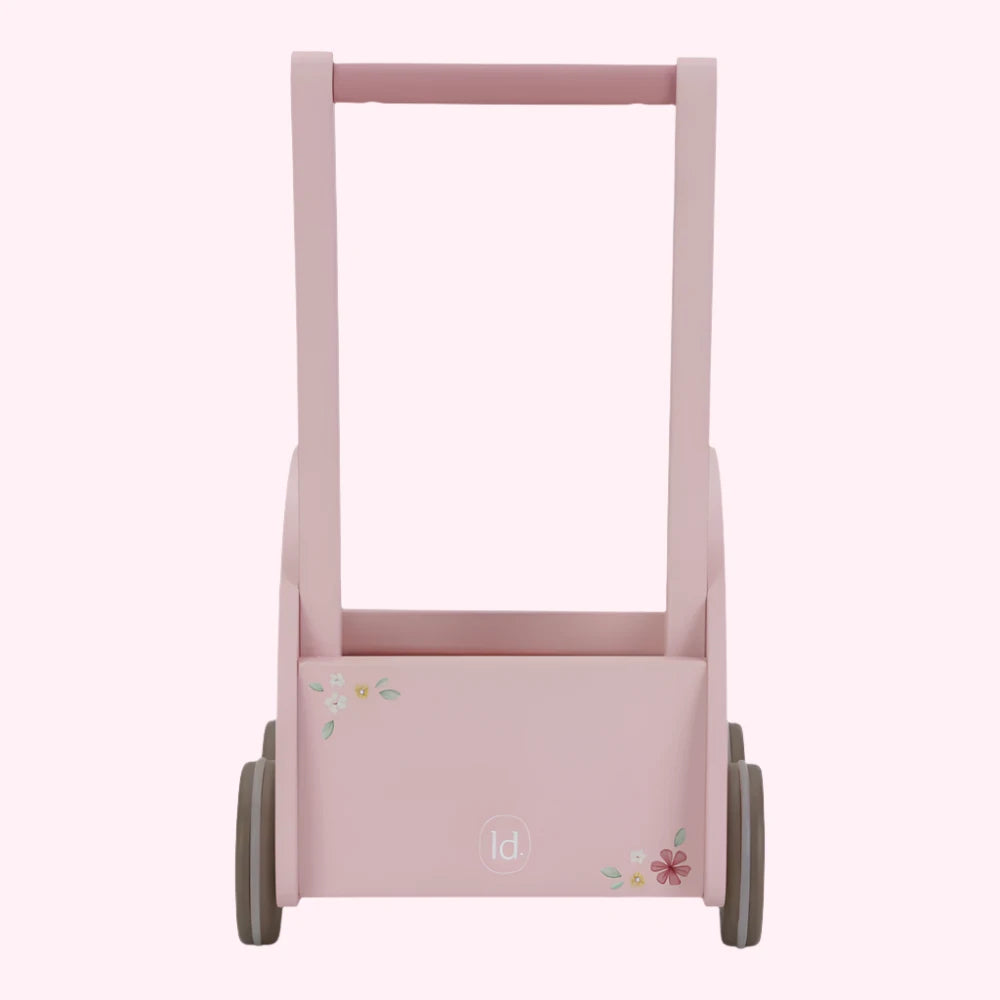 Little Dutch Pink Wooden Walker Car Zidar Kid