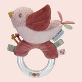 Soft & Sensory Baby Ring Rattle - Flowers and Butterflies