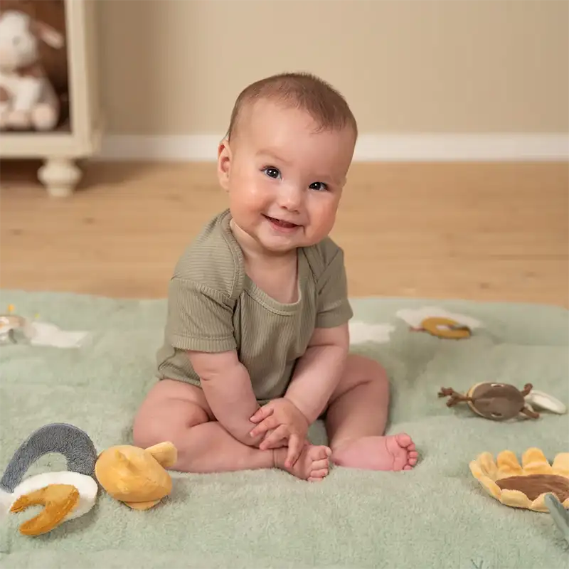 Baby Playpen Mat Little Farm