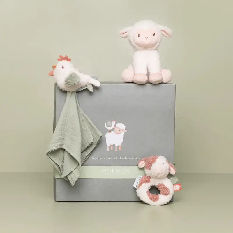 Little Farm Baby Comforter Gift Box