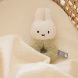 Soft & Sensory Miffy Bunny Baby Ring Rattle - Green