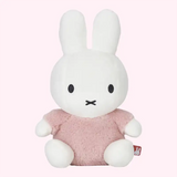 Miffy Bunny Cuddle Soft and Fluffy 25cm Rattle - Pink