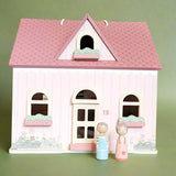 Wooden Portable Dolls House with Furniture