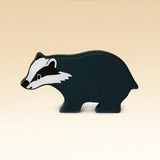 Wooden Woodland Animal Badger