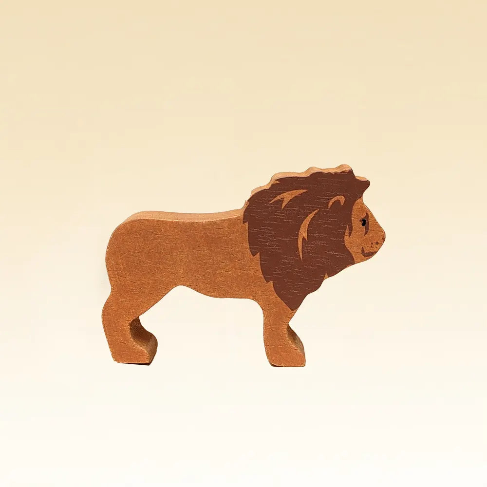 Wooden Safari Animals - Lion