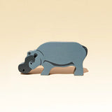 Wooden Safari Animals - Hippopotamus