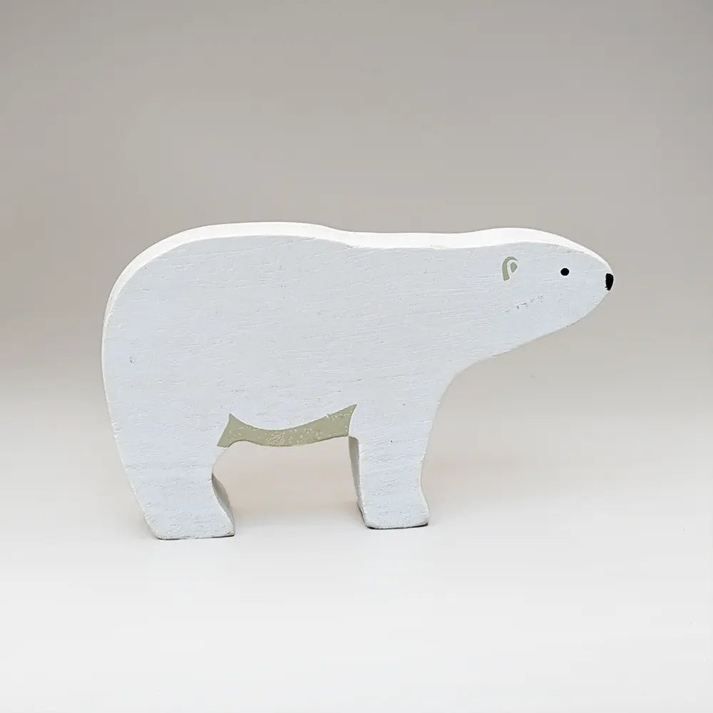 Wooden Polar Animals - Polar Bear