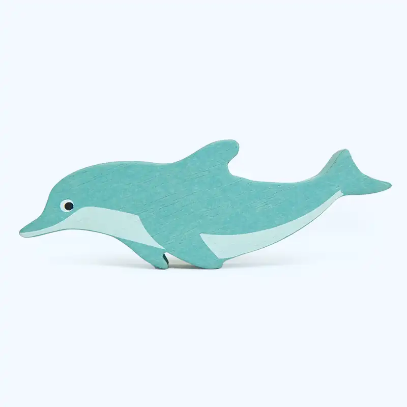 Wooden Coastal Animal - Dancing Dolphin