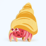 Wooden Coastal Animal - Hermit Crab