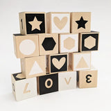 Tonet Black and White Number Wooden Blocks