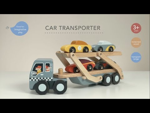Wooden Car Transporter Truck
