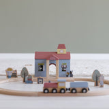 Wooden Railway Train Station Extension