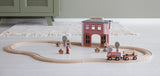 Wooden Toy Fire Station Railway Train Station