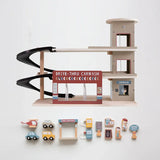 Wooden Toy Garage & Car Wash