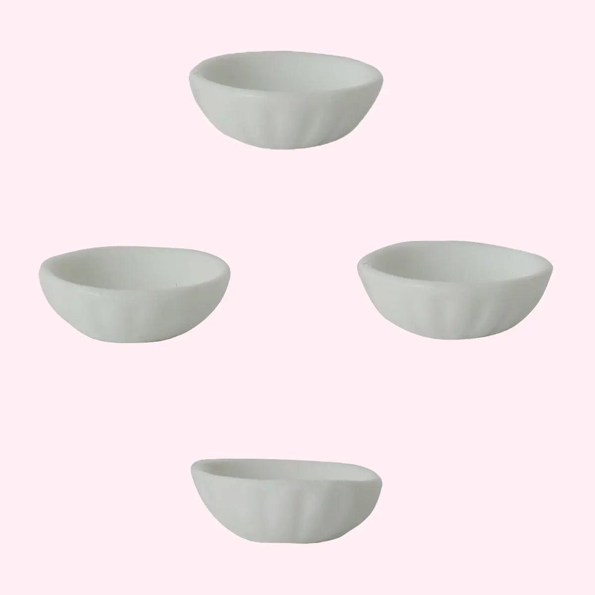 Dolls House Miniature Bowls (Set of Four) - Zidar Kid