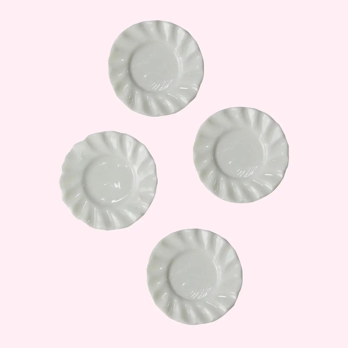 Dolls House Miniature Plates (Set of Four) - Zidar Kid