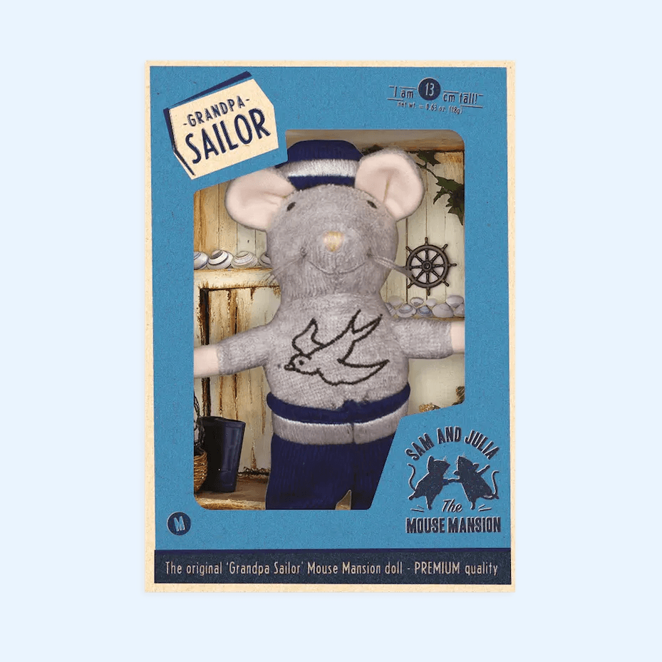 Grandpa Sailor Mouse Mansion Doll - Zidar Kid