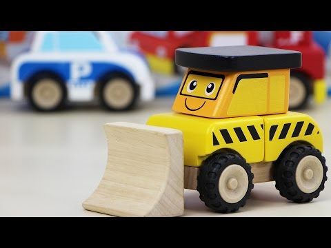 Wooden Toy Bulldozer Truck To Build