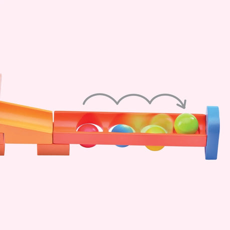 The Rocker Wooden Marble Run - Zidar Kid