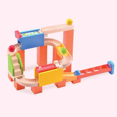 The Rocker Wooden Marble Run - Zidar Kid