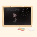 Wooden Blackboard & Chalk - Zidar Kid