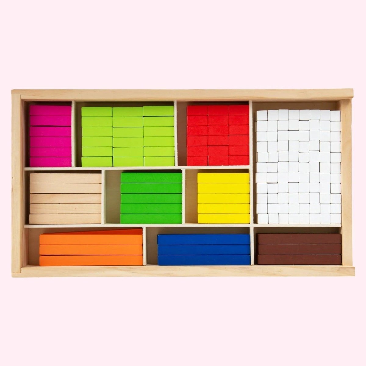 Cucinar Rods Small Foot Wooden Cuisenaire Rod Maths Sticks - 300 – Zidar Kid