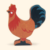 Wooden Farmyard Rooster - Zidar Kid