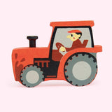 Wooden Farmyard Tractor - Zidar Kid