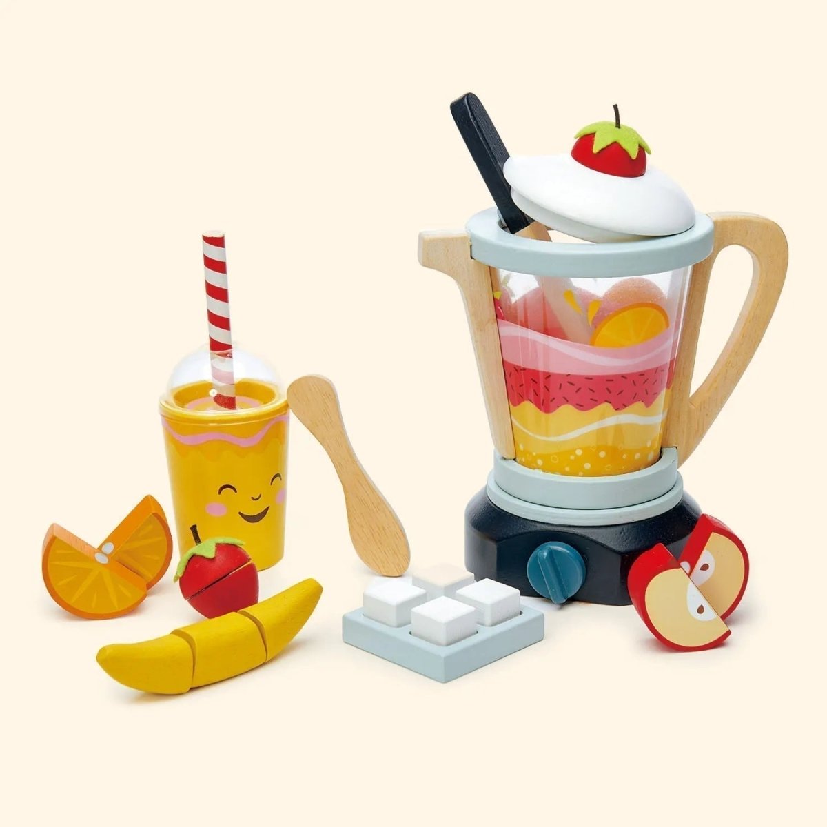 Wooden Fruity Blender Play Food - Zidar Kid