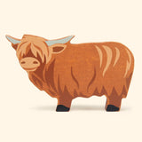 Wooden Highland Cow - Zidar Kid