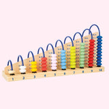 Wooden Montessori Large Counting Loop Bead Abacus - Zidar Kid