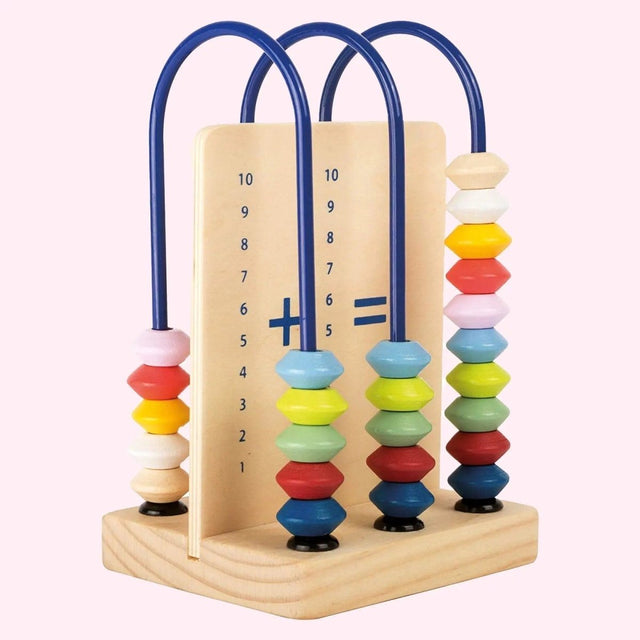 Wooden Montessori Small Counting Loop Abacus - Zidar Kid
