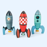 Wooden Rocket Construction Set - Zidar Kid
