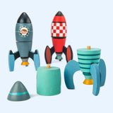 Wooden Rocket Construction Set - Zidar Kid