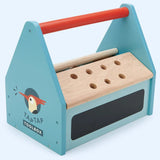 Wooden Tap Tap Kid's Tool Box - Zidar Kid