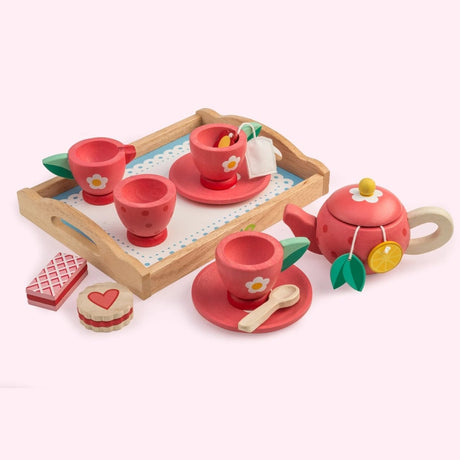 Wooden Tea Tray Set - Zidar Kid