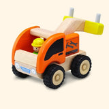 Wooden Toy Tow Truck - Zidar Kid